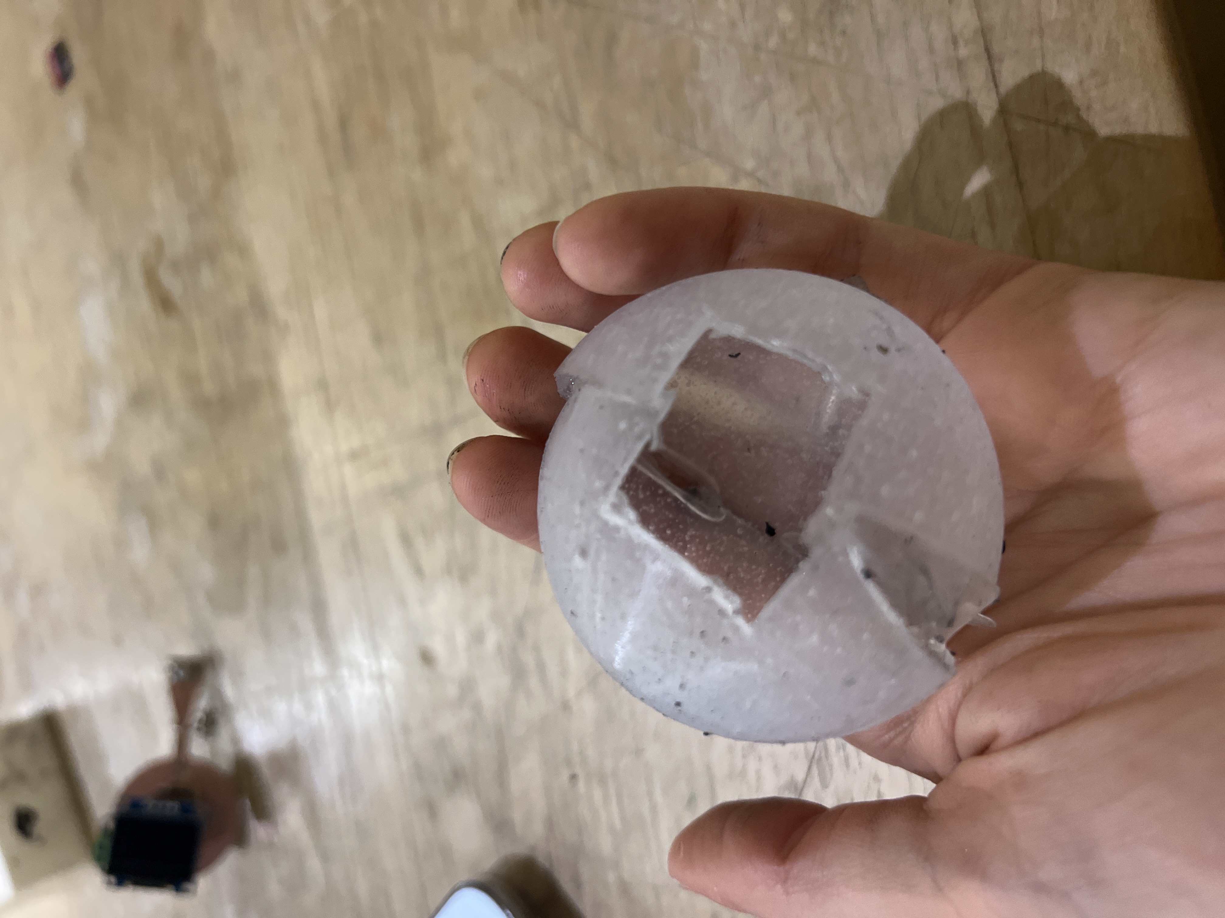 Cast removed from mold